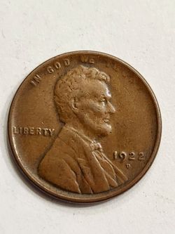 "Rare" 1922-D Wheat Cent Penny