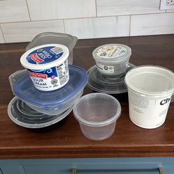 Containers with lids
