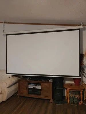 Home Theatre Projector 4K + Screen Projector [9+ Foot Screen]  (Homegear)