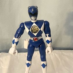 1993 Mighty Morphin Power Rangers 8' Action Blue Ranger