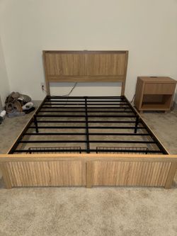 Queen bed frame