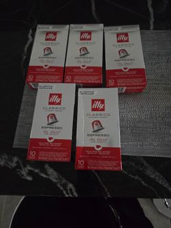 Illy espresso latte Cappuccino capsules new 18 boxes 10 each 180 total