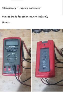 Snap on multimeter for trade
