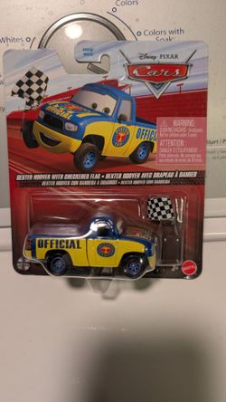Disney Pixar Cars Dexter Hoover with Checkered Flag