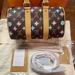 Louis Vuitton by Tyler, the Creator Keepall Bandouliere 25 Chocolate Craggy Monogram