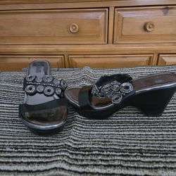 Fancy Wedge Sandal 👡 *Carlos Santa Brand*