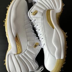 Air Jordan 12 Low Golf ‘Masters’ DM0106-117 Men’s 9 No-Lid B-Grade