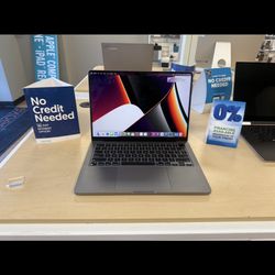 14" MacBookPro 3.6GHz M1 Pro 16GB RAM 500 SSD- We Finance