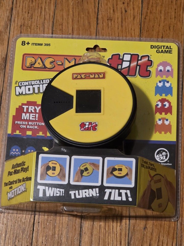 Pac-Man - Tilt Motion Handheld Digital Game Super Impulse Twist Turn Electronic
Brand New
