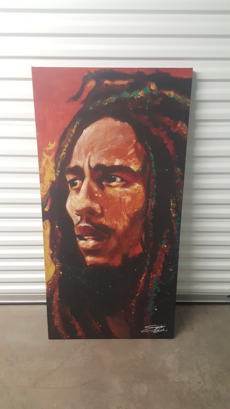 Nice canvas Bob Marley picture