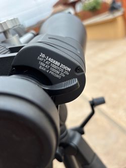 Barska 20-140x80 zoom binoculars with stand