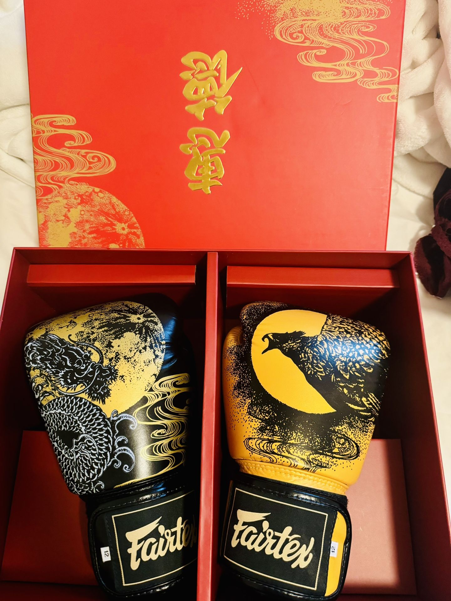 New Fairtex Leather Boxing /muay Thai Gloves