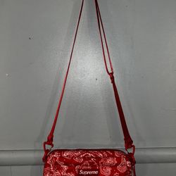 Supreme crossbody purse paisley bandana shoulder bag