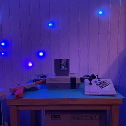 NES With Accessories And Game
