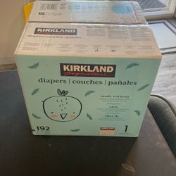 Deal$ 2 New Boxed Diaper Size 1 Kirkland