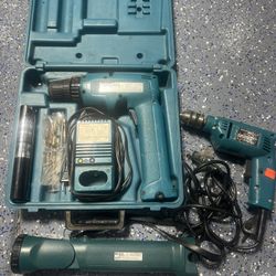 Makita Drills, Flash Light 