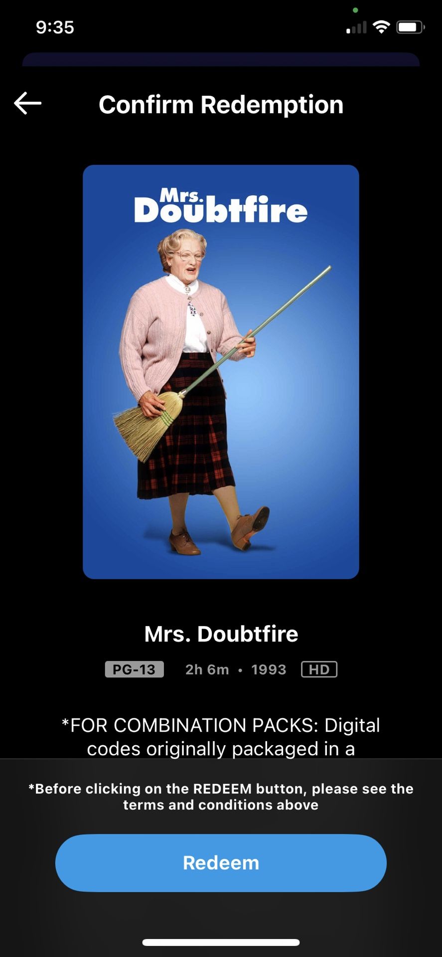 Mrs. Doubtfire Movie