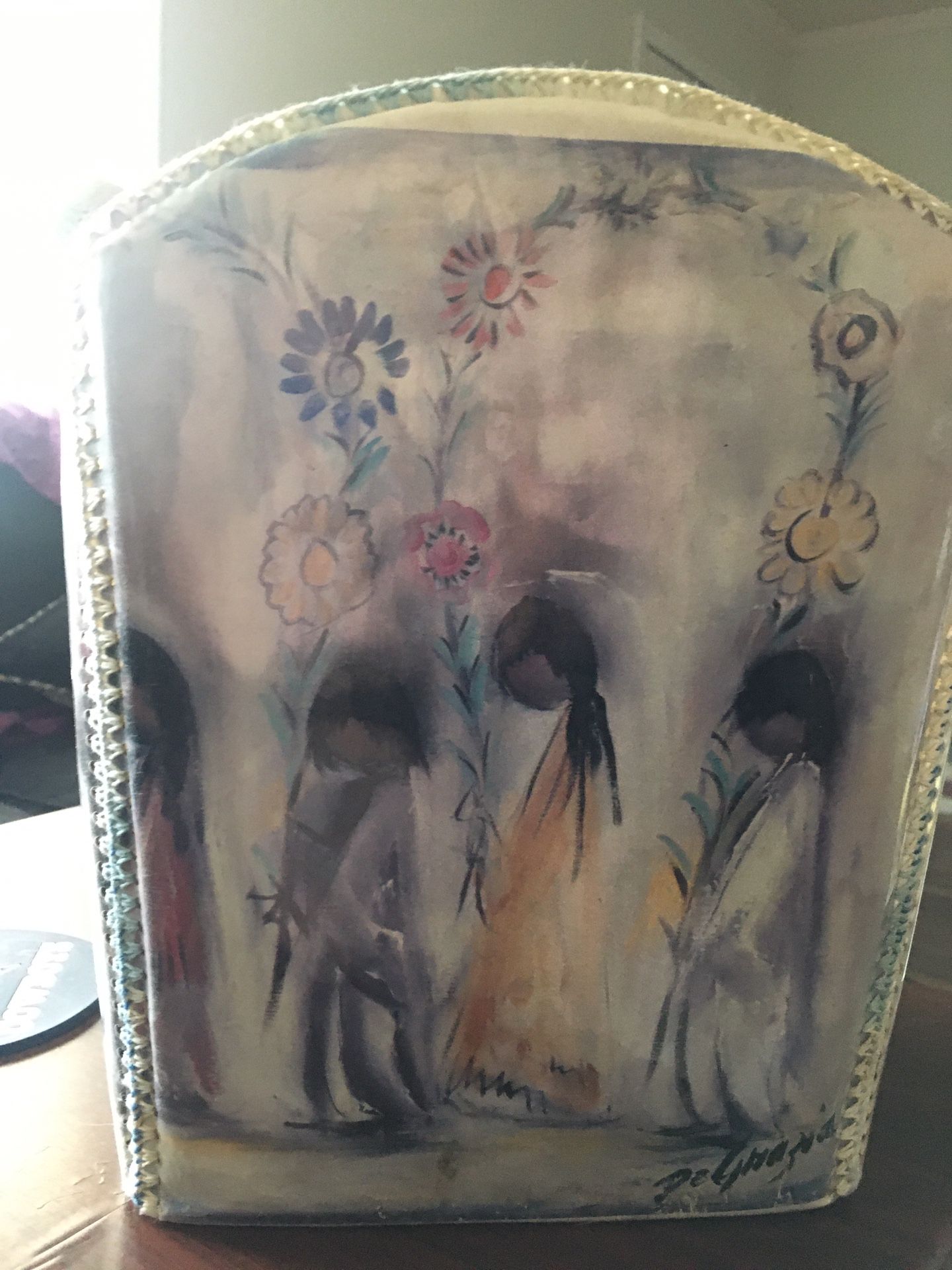 DeGrazia Wastebasket