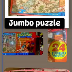 Dinosaur Games, Books And Puzzles