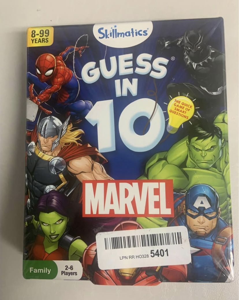 New Marvel Card Game Guess in 10 Game