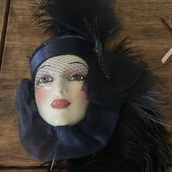 Wall mask with music box it works good