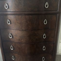 Dresser - Wood And Stone - 6 Drawers 