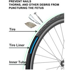 Bike Tire Liner 27×1/8 (2-liner)