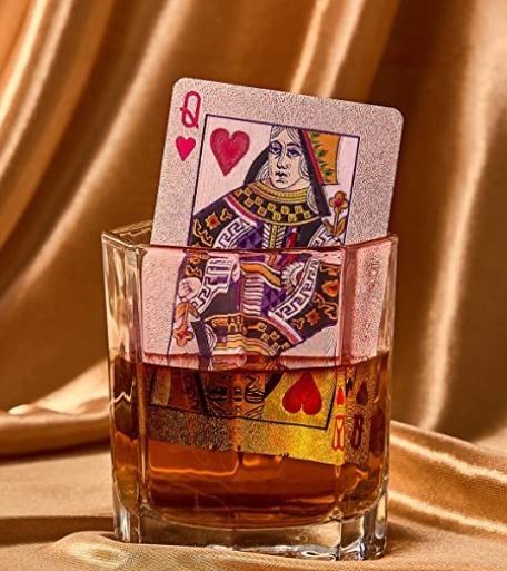 Who's Ready for More Bling? Elegant Rose Gold *Waterproof* Playing Cards!