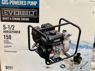 EVERBILT 5.5 HP Gas-Powered Utility Pump
