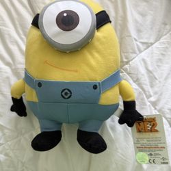 Despicable Me 2 ''Stuart'' Minion Plush 9” Toy Factory 2010 Stuffed Animal Toy