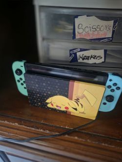 Nintendo switch with animal crossing joycons