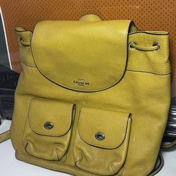 Coach Billie Leather Backpack