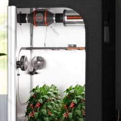 Newest Spider Farmer® 4'X4'X6.5' Complete Grow Tent Kit | SF4000 301H EVO Full Spectrum LED Grow Light
