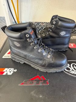Harley Davidson motorcycle boots