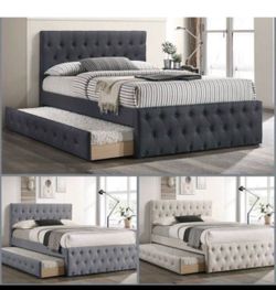 Full Bed with twin not including mattress