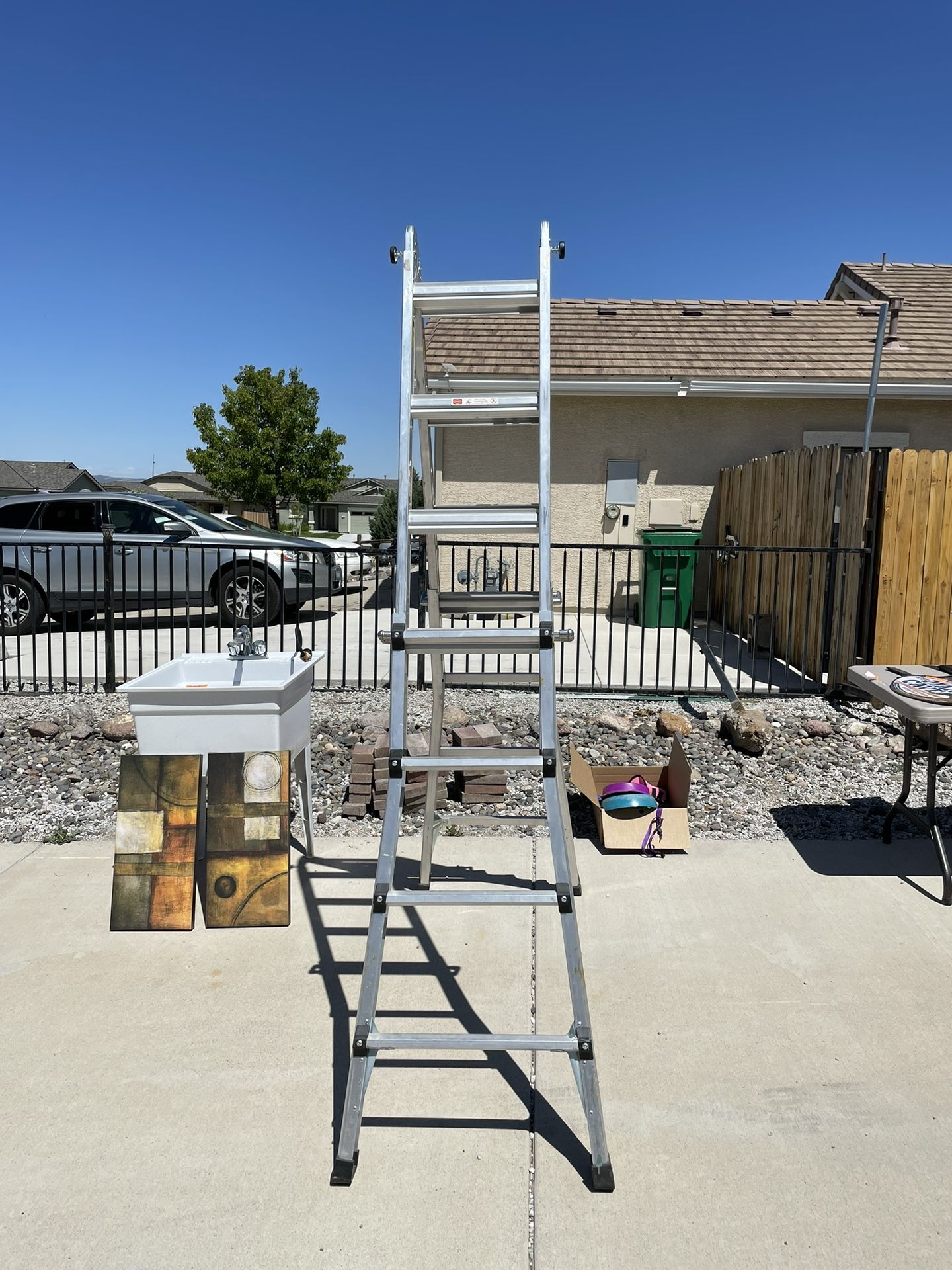 17 ft multiple position extension ladder