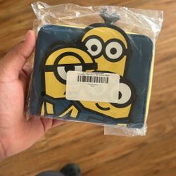 Minions Triple Loungefly Zip Wallet