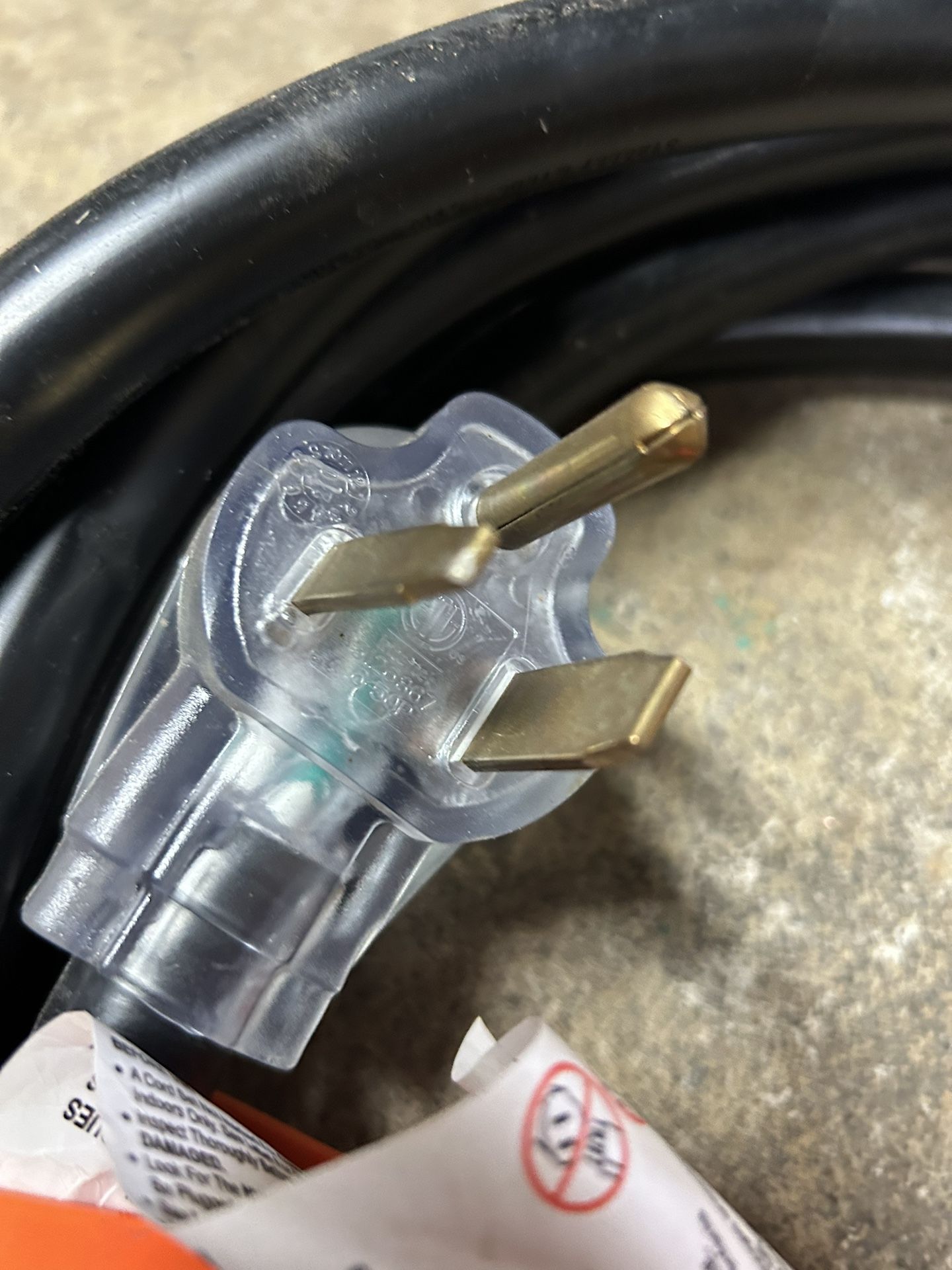 220v 20ft Extension Cord