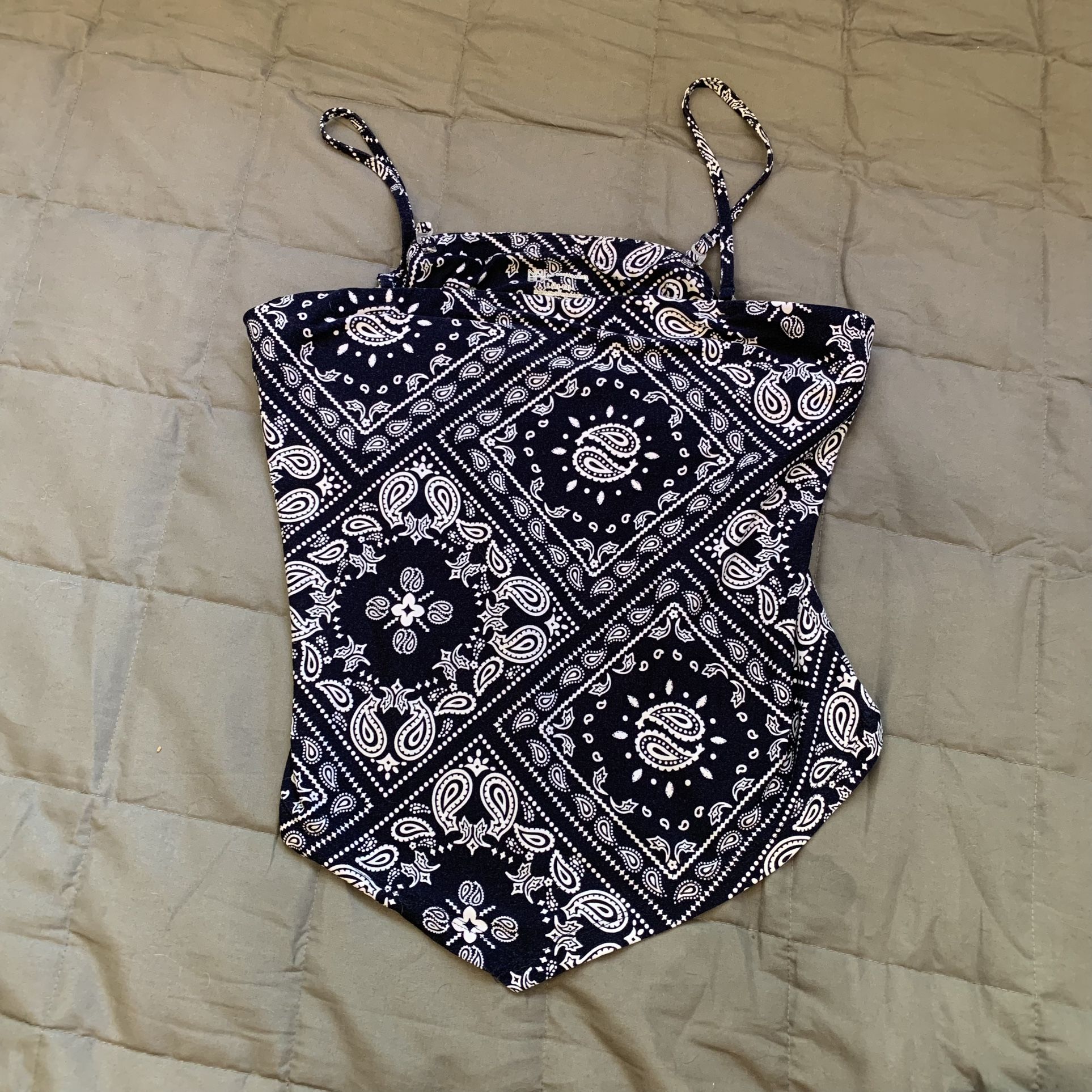 Bandana Print Tank Top