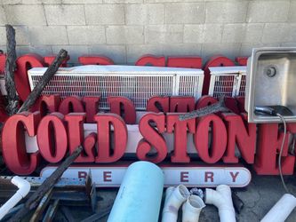 Cold Stone Creamery Signs