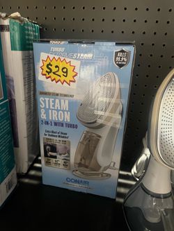 New Conair steamer& iron