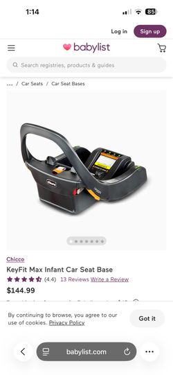 Chicco base key fit 35 OBO bay car seat base