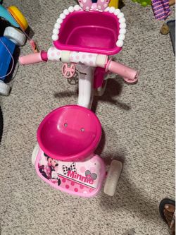 Minie mouse toddler bicycle