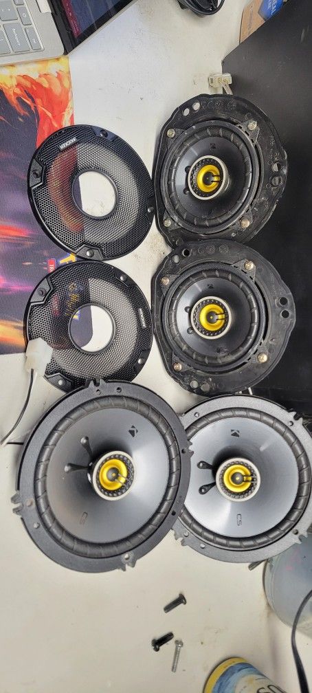 Kicker CS 6.5 & 4 in Door Speakers