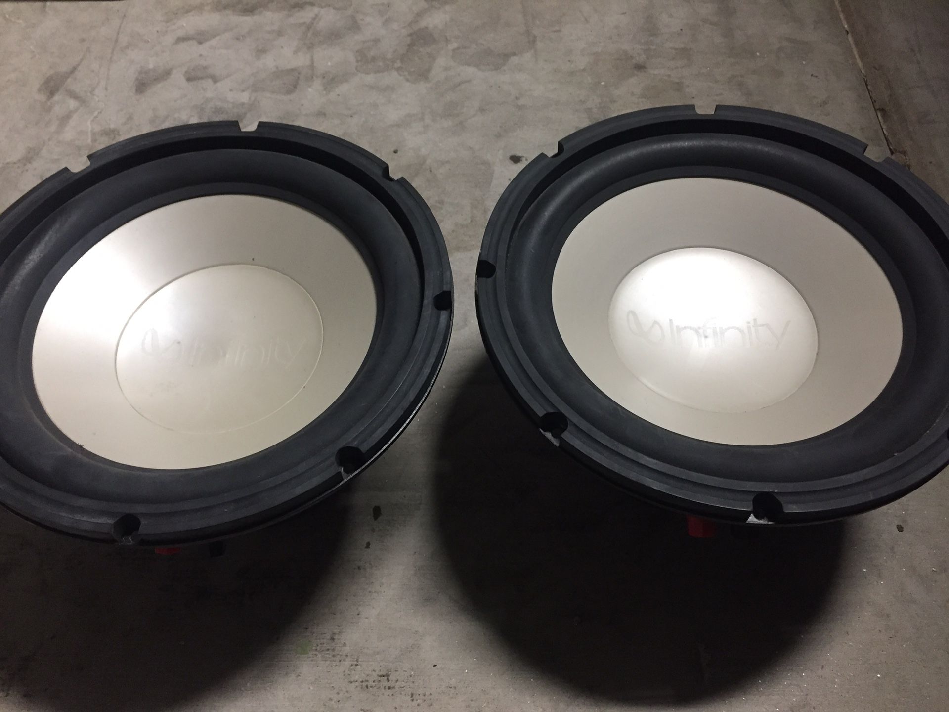 Infinity reference subs w/box