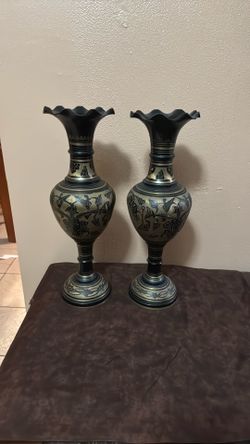 Vintage Bronze Vases