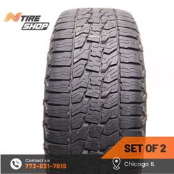 Set of 2 Used  8.5/32    225/55R17  101V  Falken  Wildpeak A/T Trail