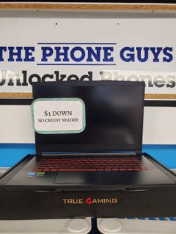 New MSI GF63 Thin 15.6 FHD Gaming Laptop - Pay $1 DOWN AVAILABLE - NO CREDIT NEEDED