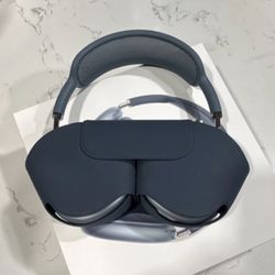 Apple AirPods Max USB-C Blue + AppleCare+ Until Nov 2026 – Excellent – Fast Ship