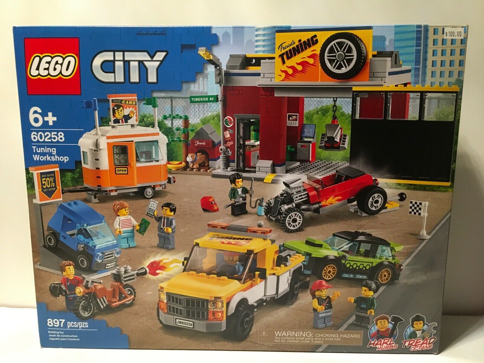 New LEGO 60258 City Tuning Workshop Toy Car Garage Cool Building Set